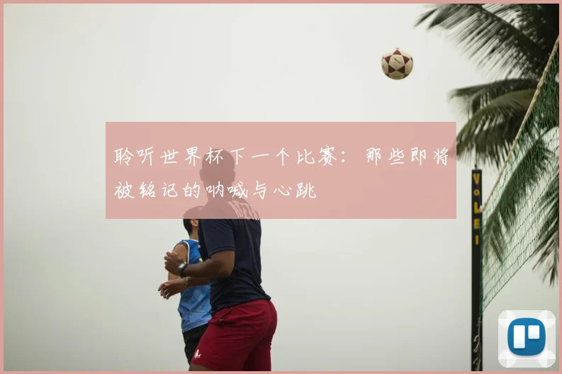 聆听世界杯下一个比赛：那些即将被铭记的呐喊与心跳